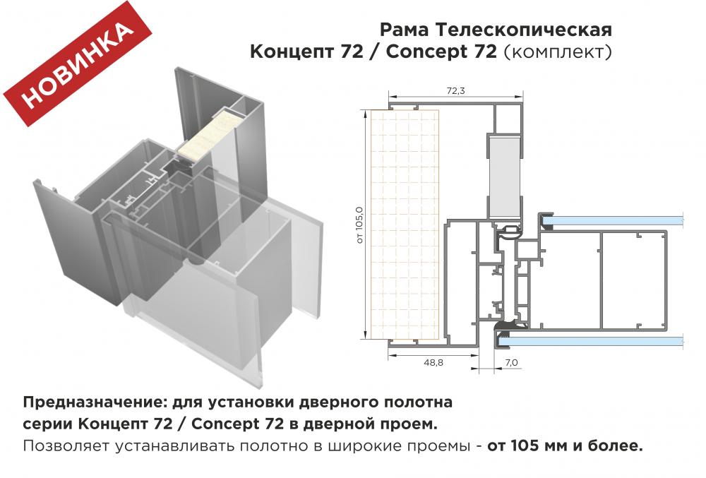 Рама телескопическая Концепт 72 / Concept 72