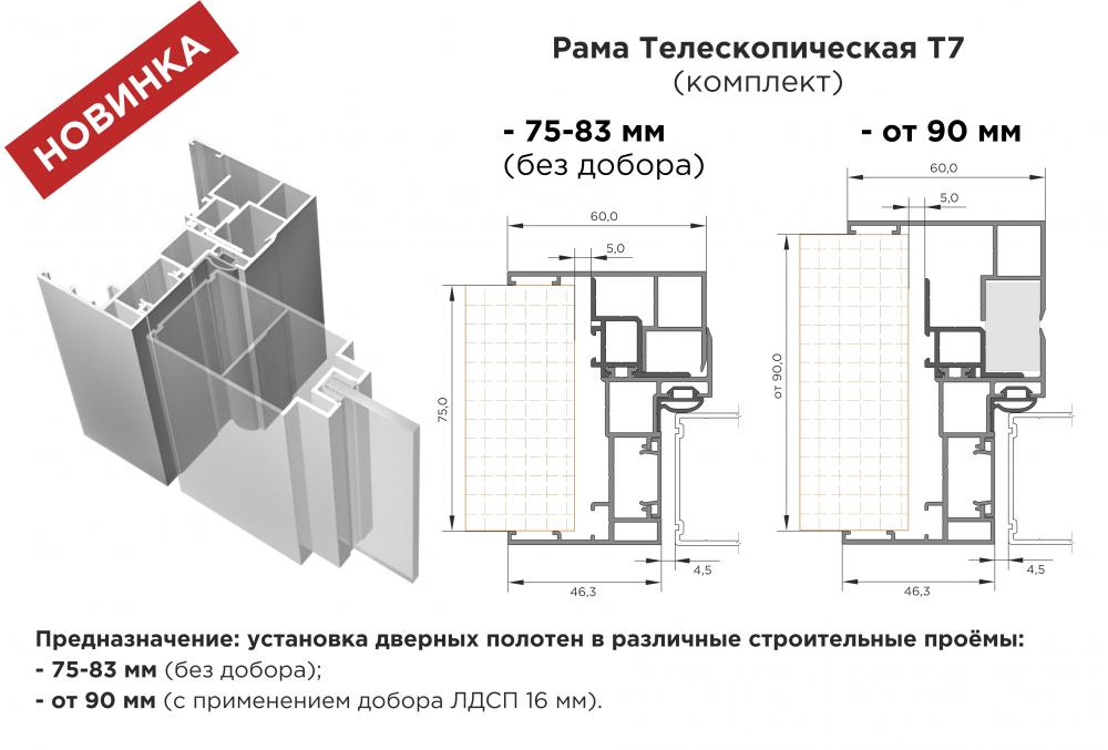 Рама телескопическая Т7