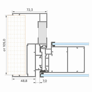 Рама телескопическая Концепт 72 / Concept 72 (комплект)