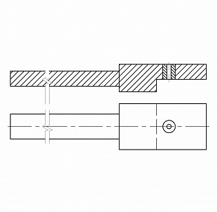 Кондуктор для установки дверных сухарей К-1 Кондуктор для установки дверных сухарей К-1