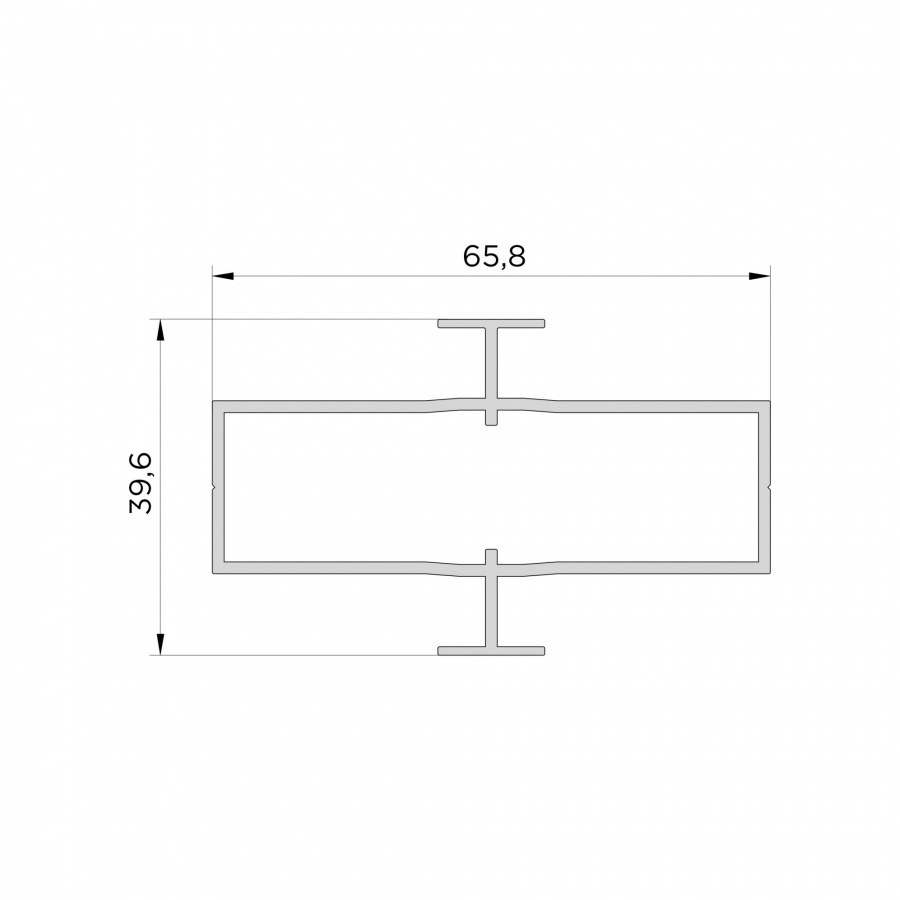 Профиль импоста Эстет / Estet (8)