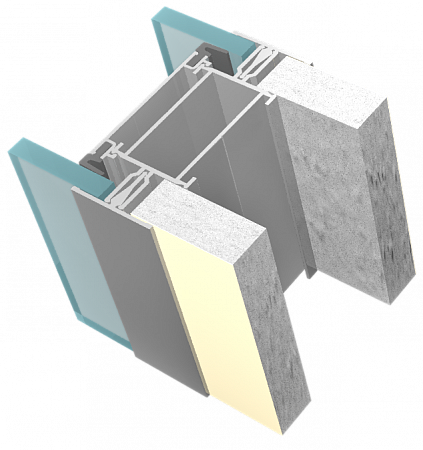 Каркасная перегородка с двойным заполнением FS.Model 2