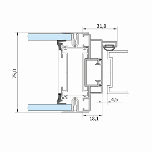 Рама 40 осевая М3 (комплект)