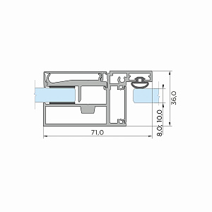 Рама ЦС зажимная М1-2