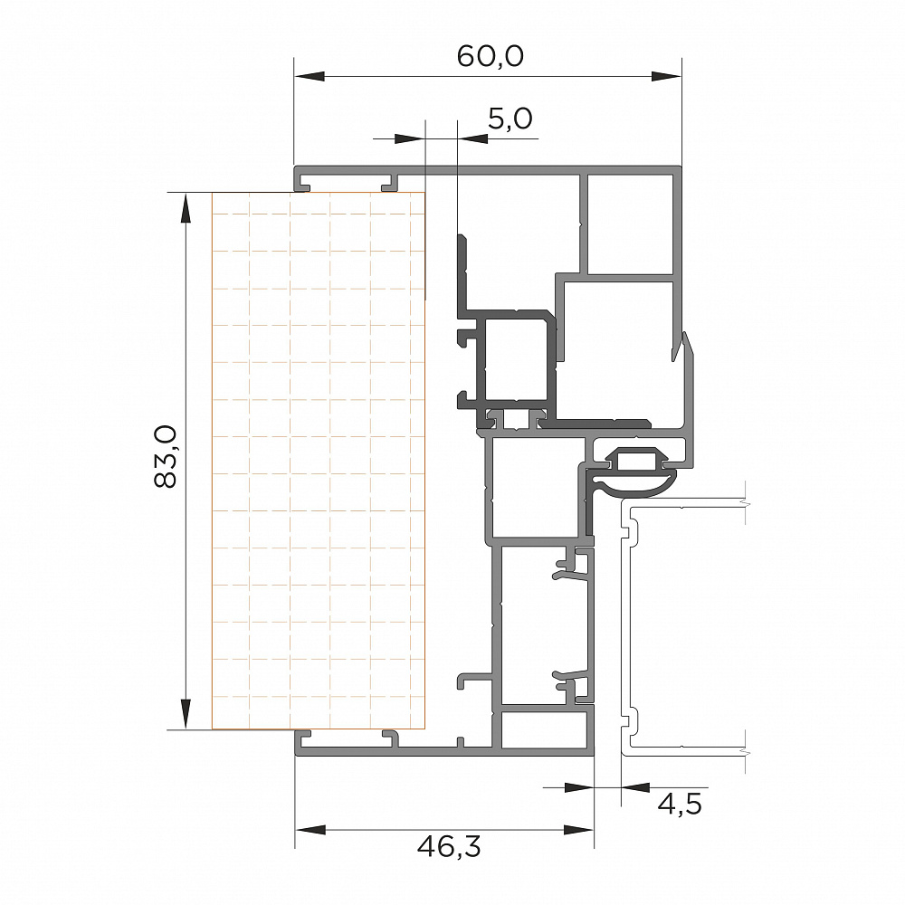 Рама телескопическая Т7 (комплект)