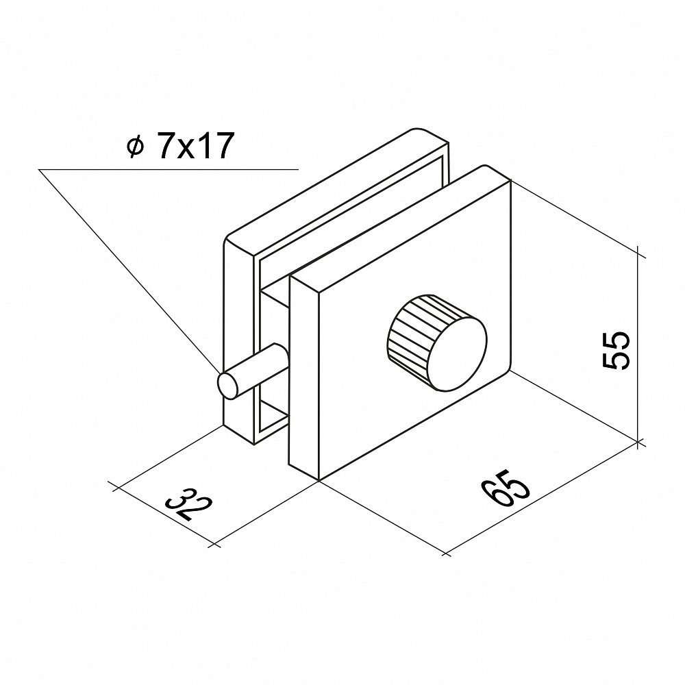 Защелка на стену