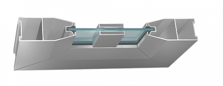 Профиль накладки 7 мм (для дверного полотна Simple Vitrage)