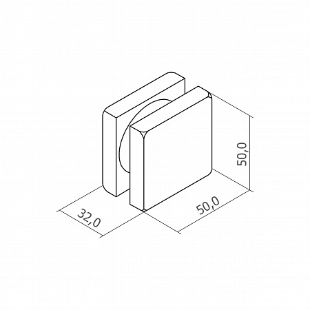 Коннектор на две панели