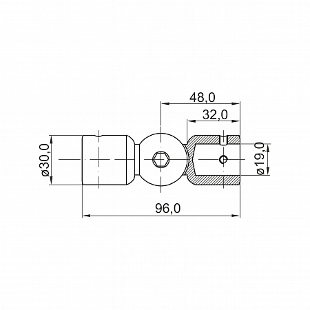 Соединитель произвольный угол (90°-180°)