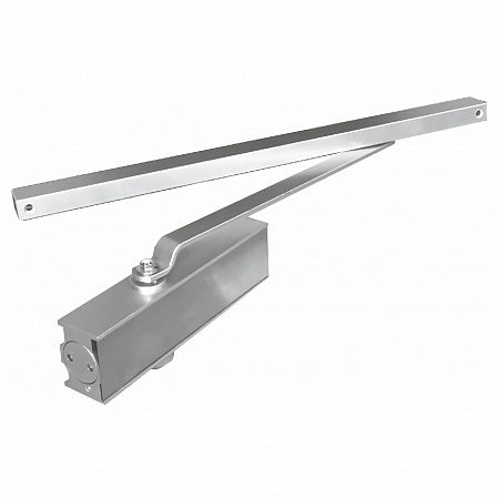 Доводчик со скользящим каналом