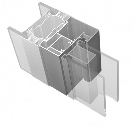 Рама 40 М3 установка под скрытые петли (комплект)