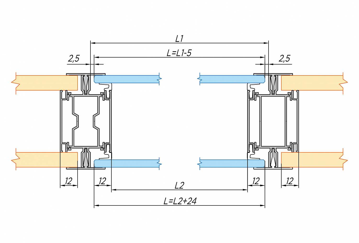 Модификация стойки основной М2