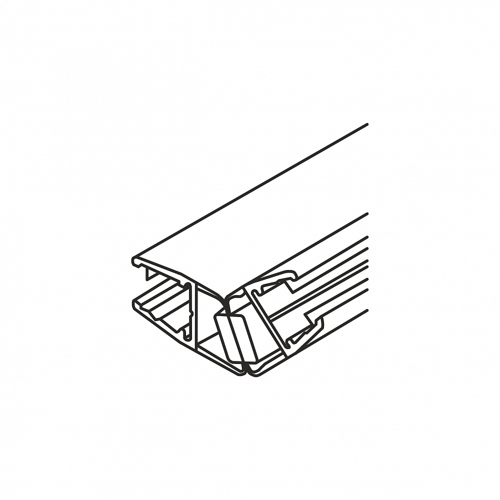 Профиль уплотнительный, магнитный, прозрачный