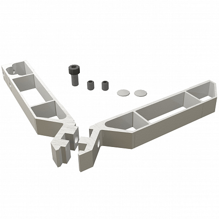 Стяжные сухари в дверное полотно Glass