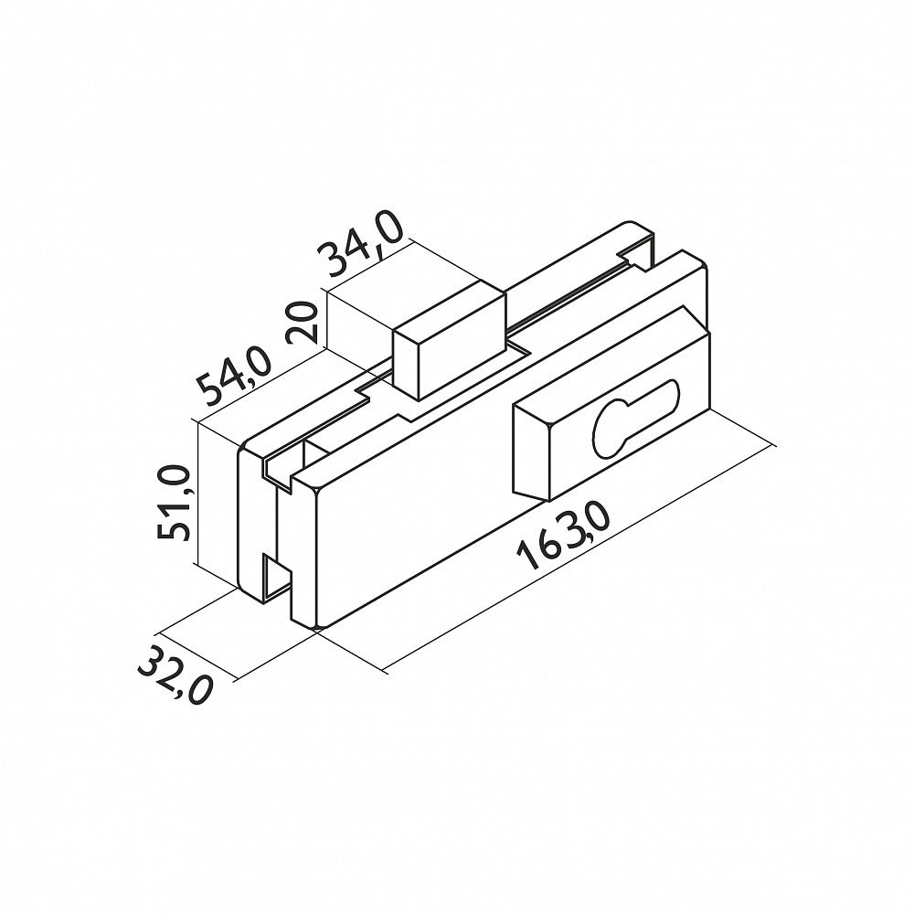 Замок центральный