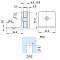 Коннектор стекло-стена 90°