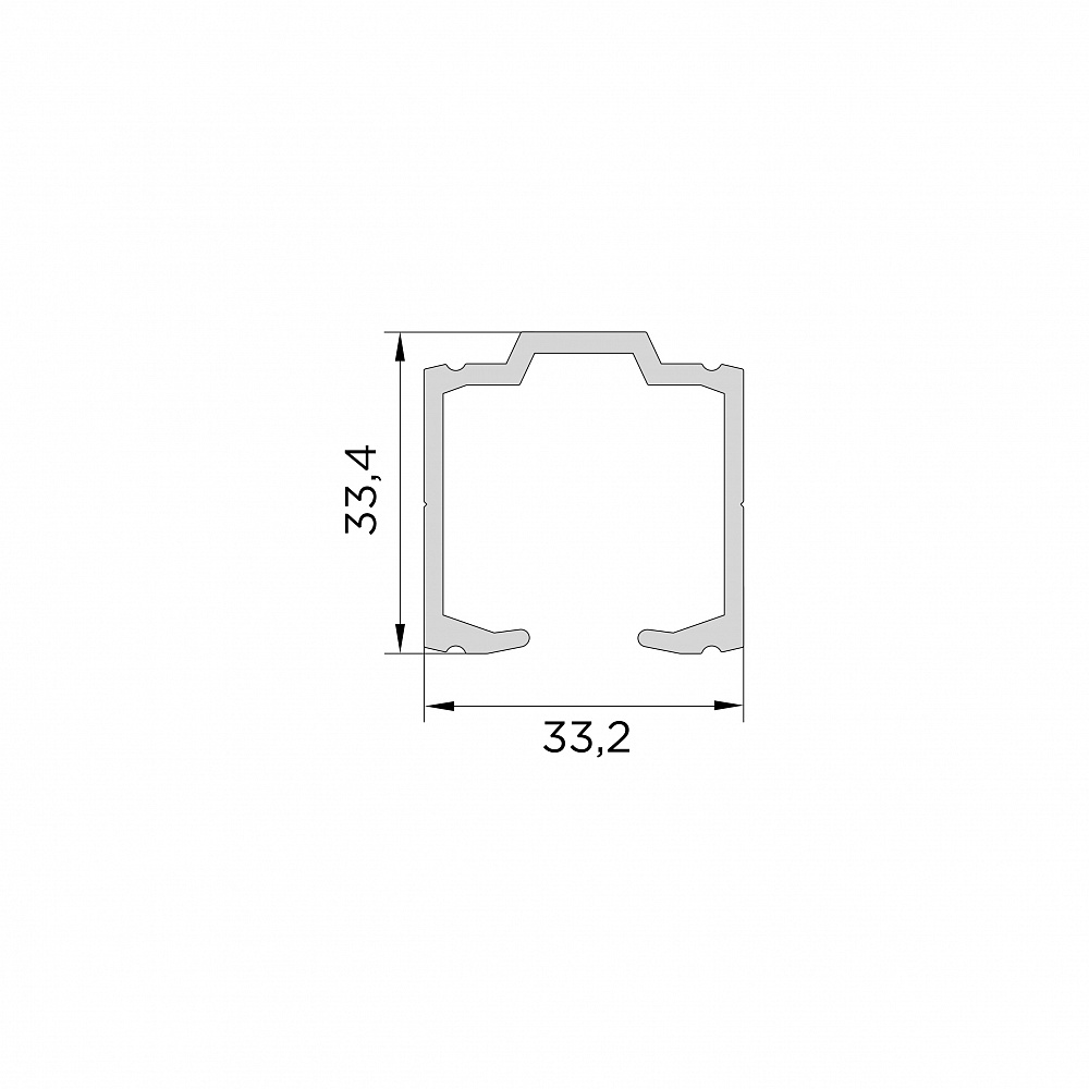 Трек для раздвижных дверей FST