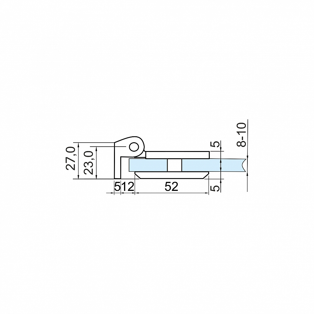 Петля для распашных дверей