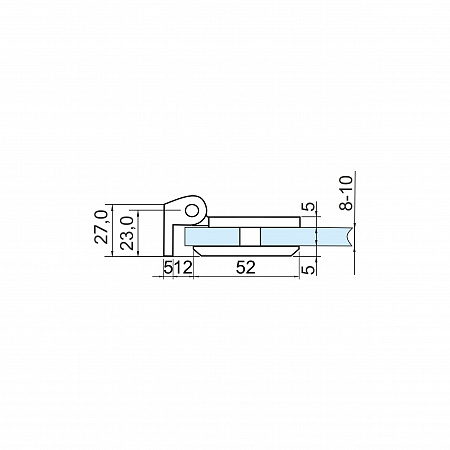 Петля для распашных дверей