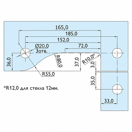 Фитинг угловой соединительный с осью