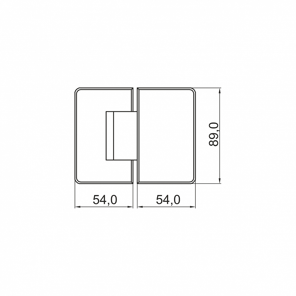 Петля стекло-стекло