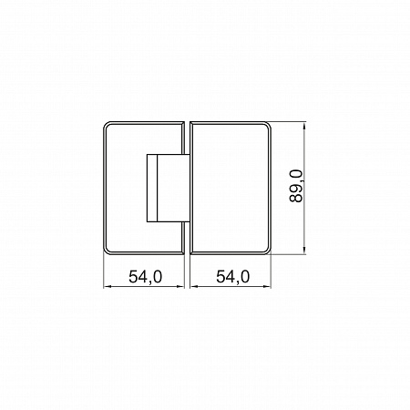 Петля стекло-стекло