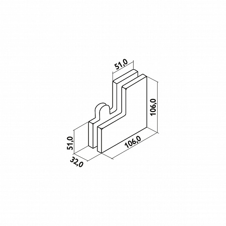 Фитинг угловой со стопором