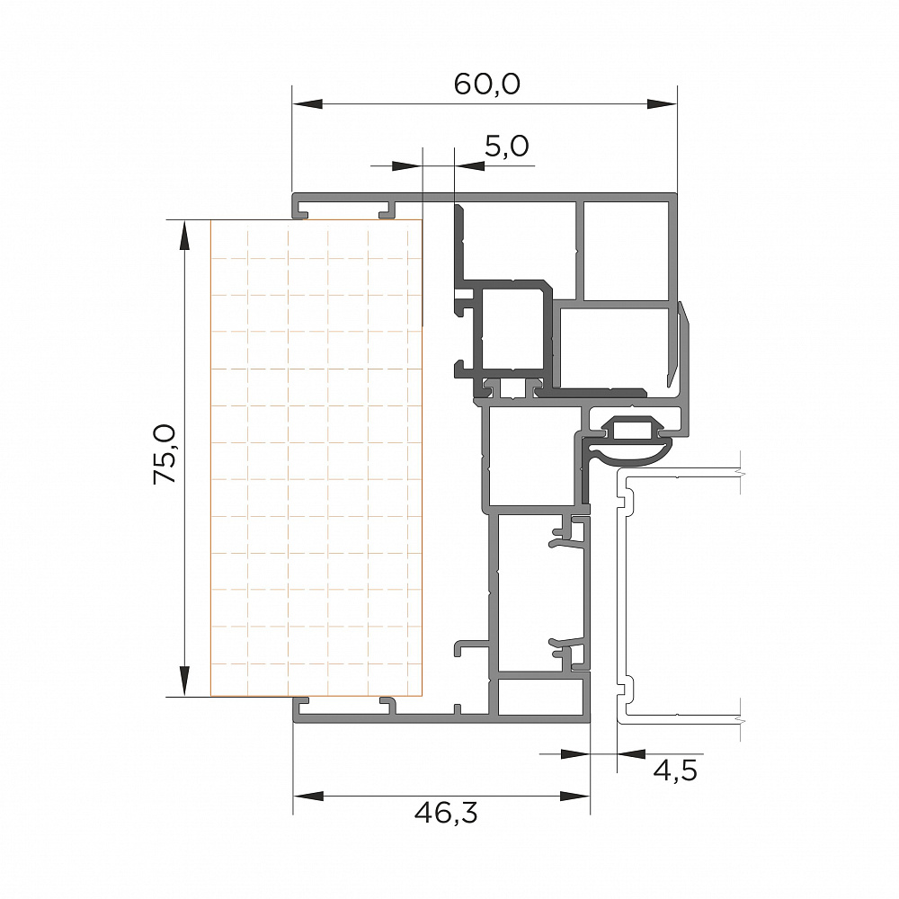 Рама телескопическая Т7 (комплект)