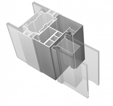Рама 40 М3 установка под скрытые петли (комплект)