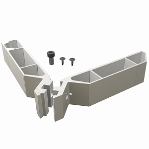 Стяжные сухари под трехсекционные петли в дверное полотно 1В и 2В