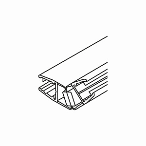 Профиль уплотнительный, магнитный, прозрачный