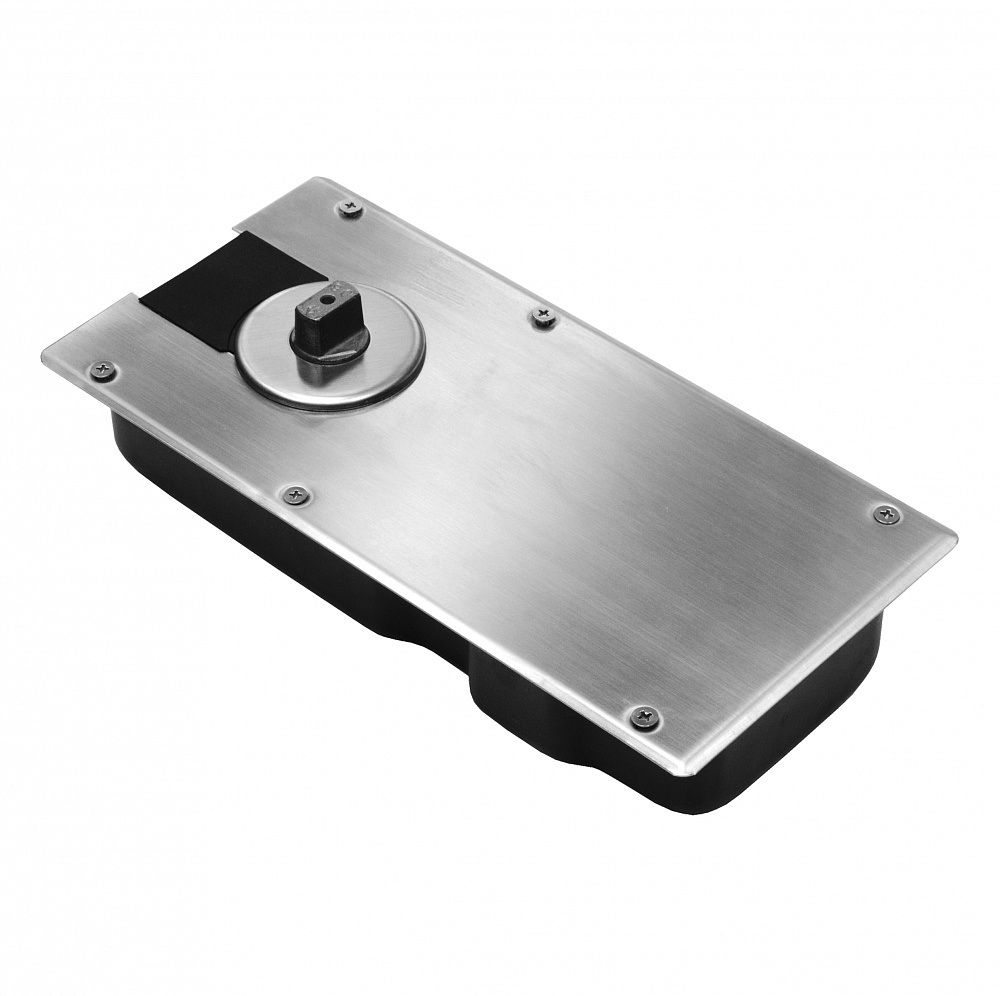 Доводчик с напольной фиксацией 90°