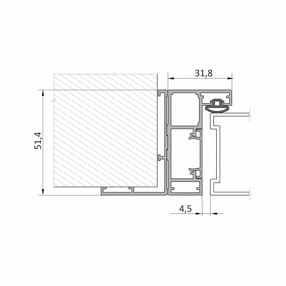 Рама угловая OS-2.05 (комплект)