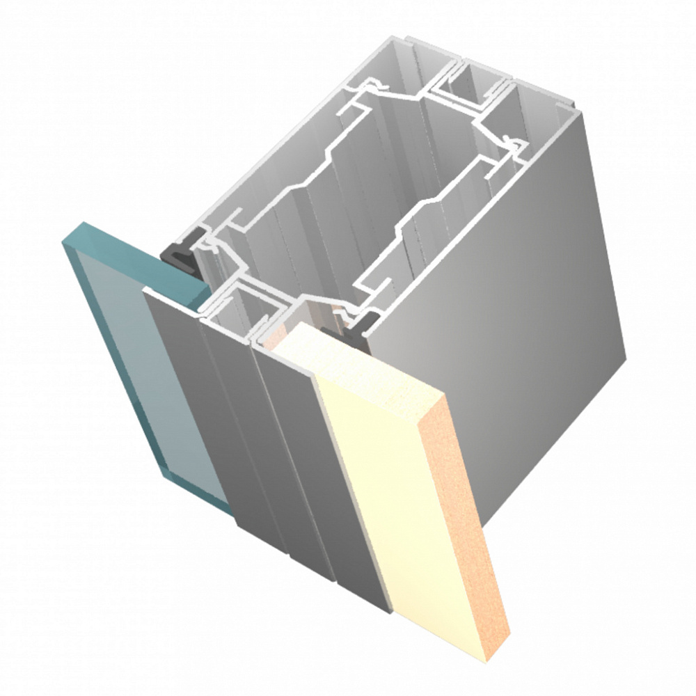 Каркасная перегородка с одинарным заполнением FS.Model 3