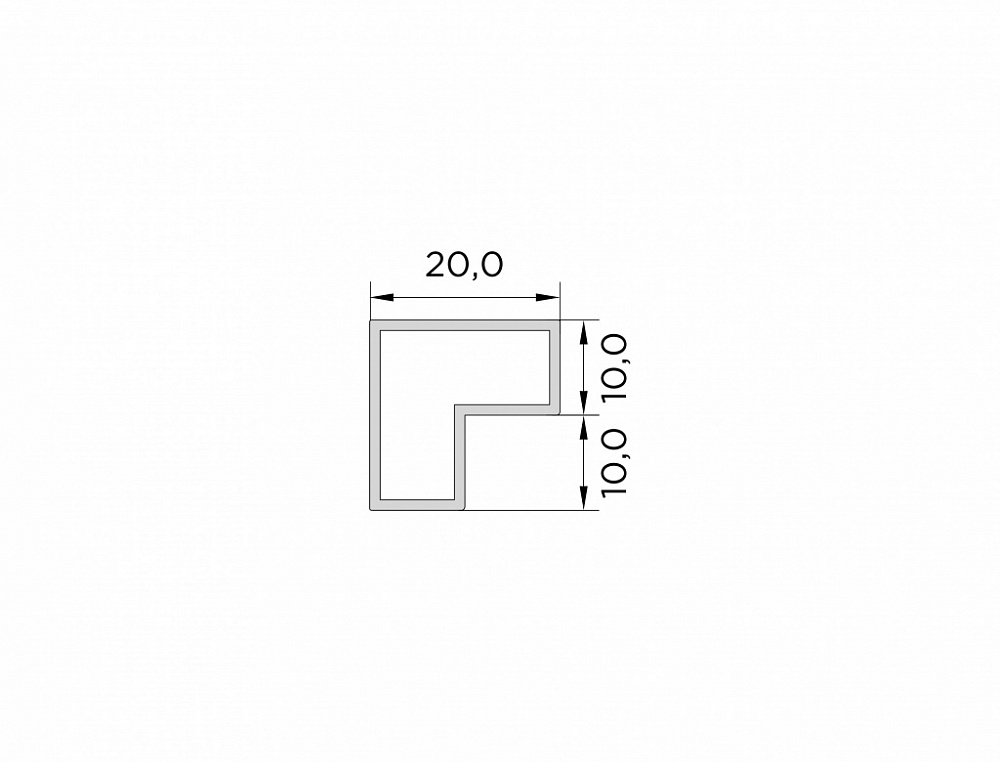 Накладка угол внутренний Loft