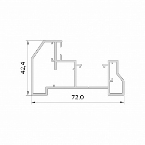 Профиль рамы 40 М3