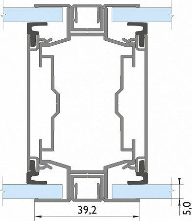 Каркасная перегородка с двойным заполнением FS.Model 3