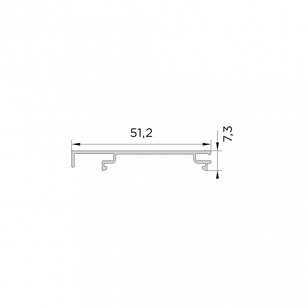 Одинарный витраж М2