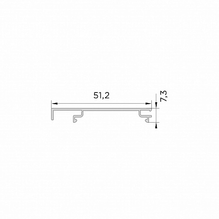 Одинарный витраж М2