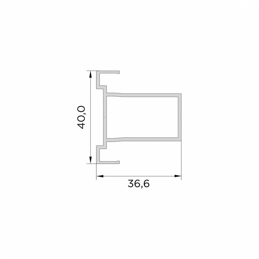 Профиль дверного полотна Estet (8)