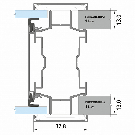 Каркасная перегородка с двойным заполнением FS.Model 3
