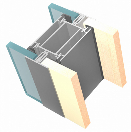 Каркасная перегородка с двойным заполнением FS.Model 2