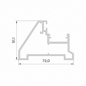 Профиль рамы ЦС FS.C NEW