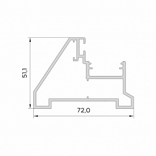 Профиль рамы ЦС FS.C NEW